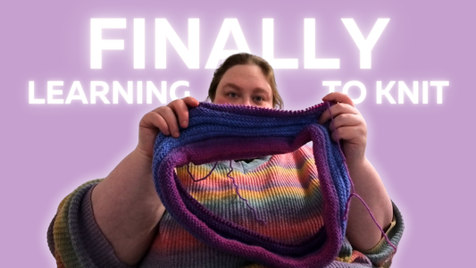 Finally learning to Knit!